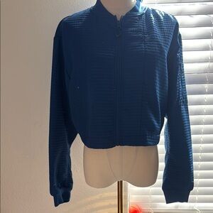 Nike Women's Blue Bomber Jacket Size Small